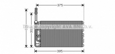 AVA QUALITY COOLING rtv357 -  Испаритель, кондиционер